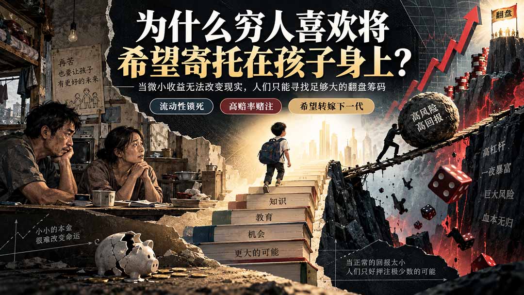 社群精品文章：为什么穷人喜欢将希望寄托在孩子身上？插图1